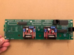 Overheat/Fire protection panel PCB back side